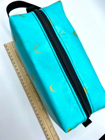 Box Pouch in Gold Moons