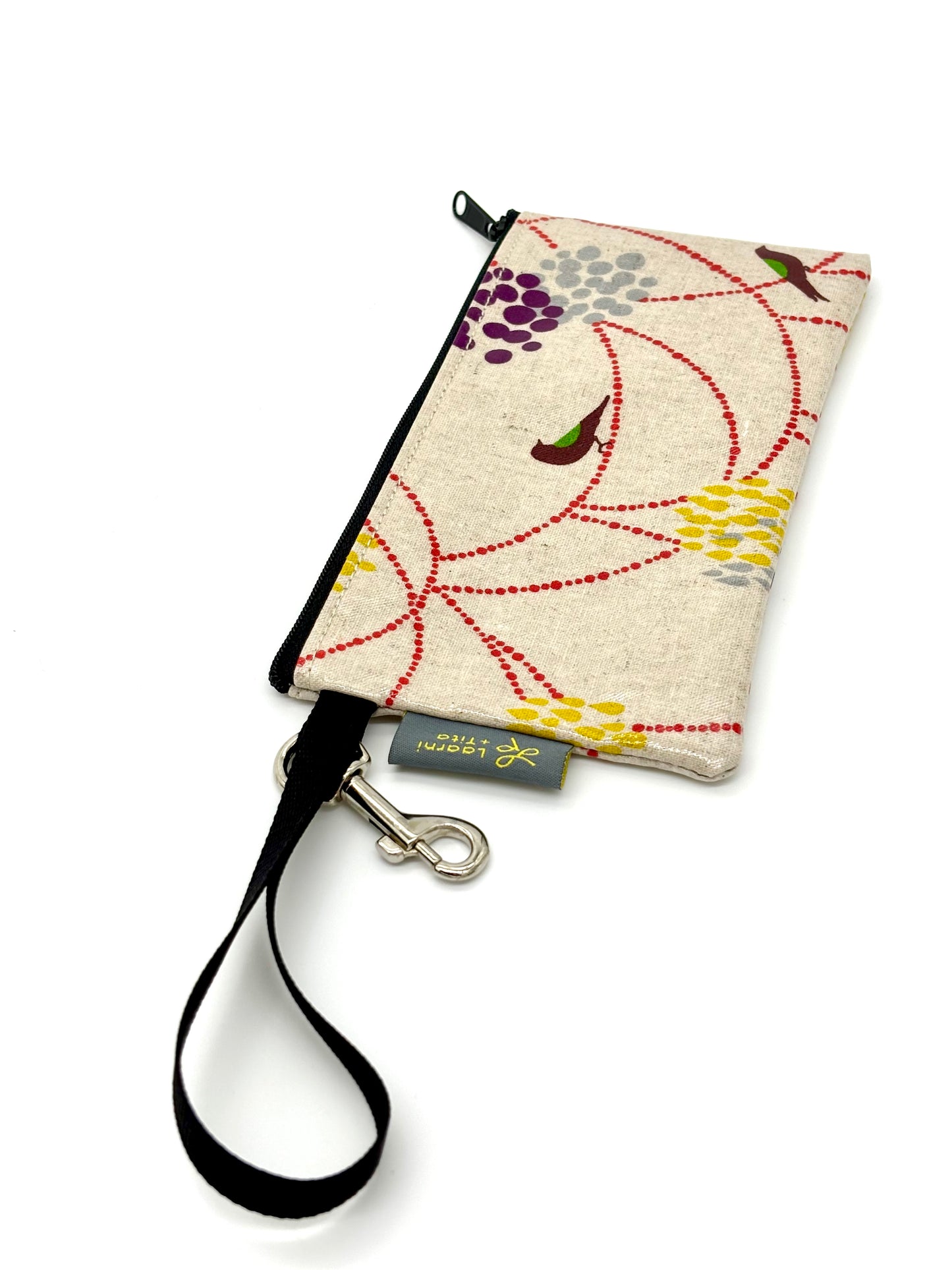 Small Wristlet in Bird Hanging Around