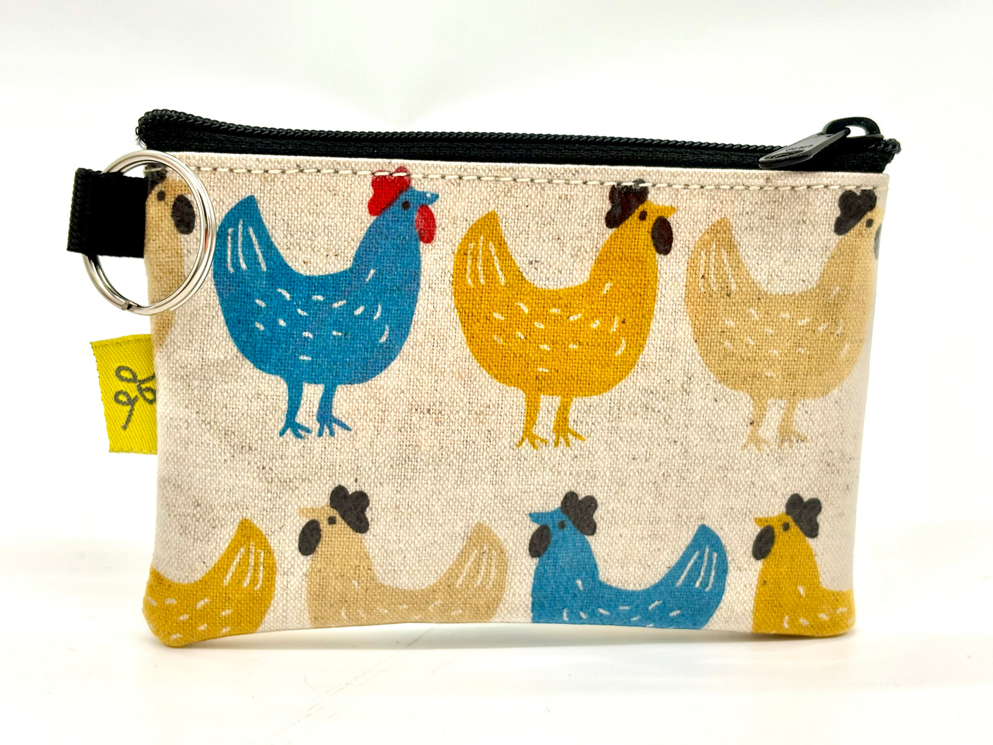 Coin Purse in Chicken Print