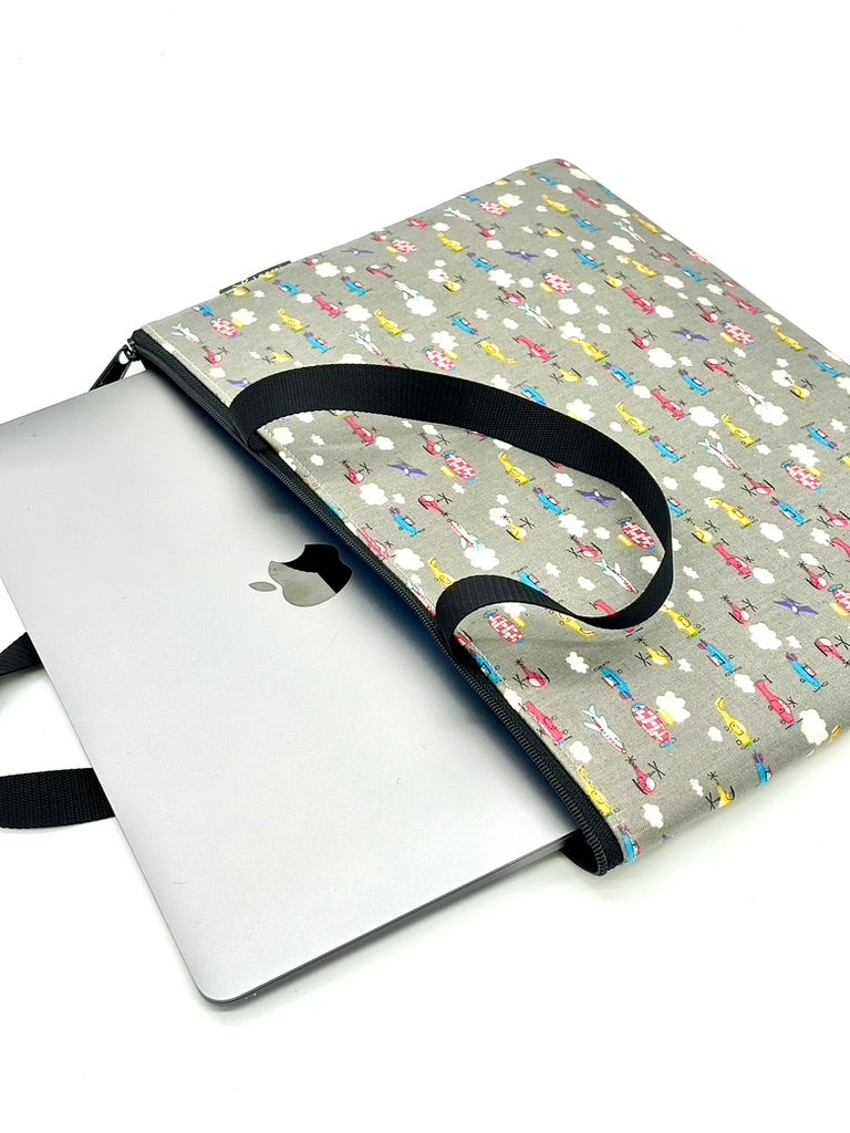 Laptop Sleeve in Airplanes Print