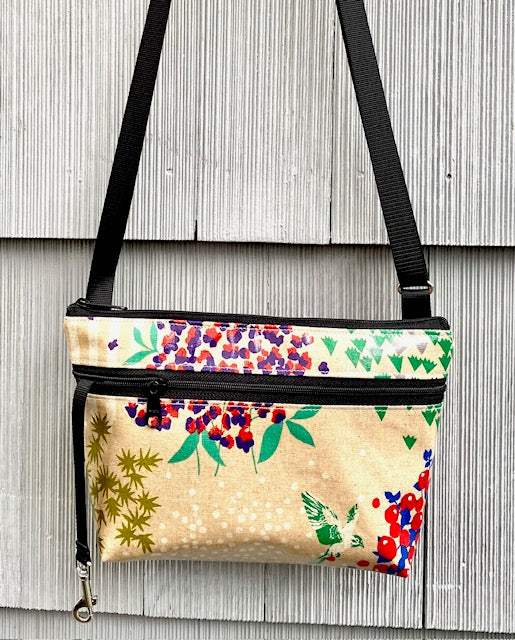 Alyssa Purse in Garden Bird Cream