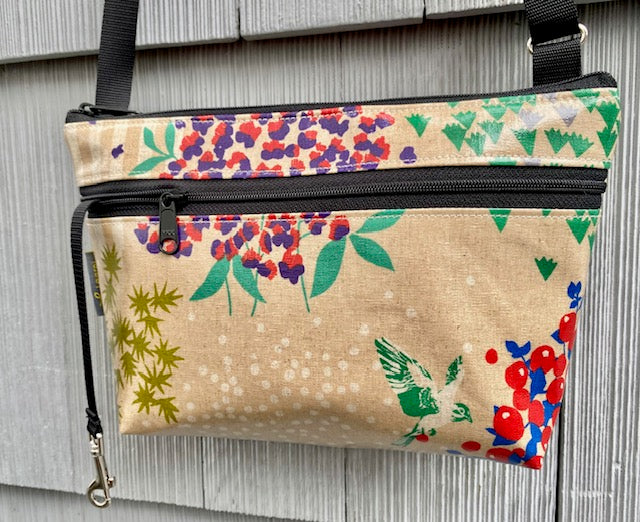 Alyssa Purse in Garden Bird Cream