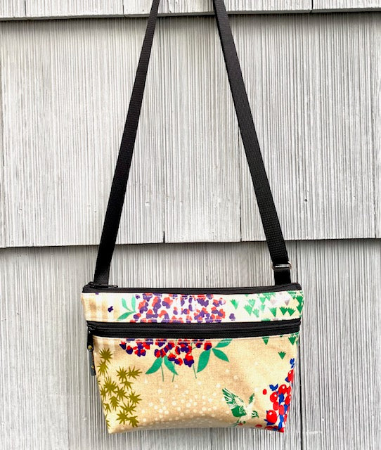 Alyssa Purse in Garden Bird Cream