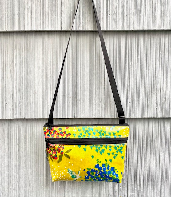 Alyssa Purse in Garden Bird Yellow