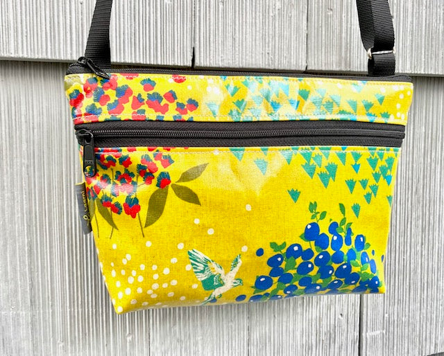 Alyssa Purse in Garden Bird Yellow