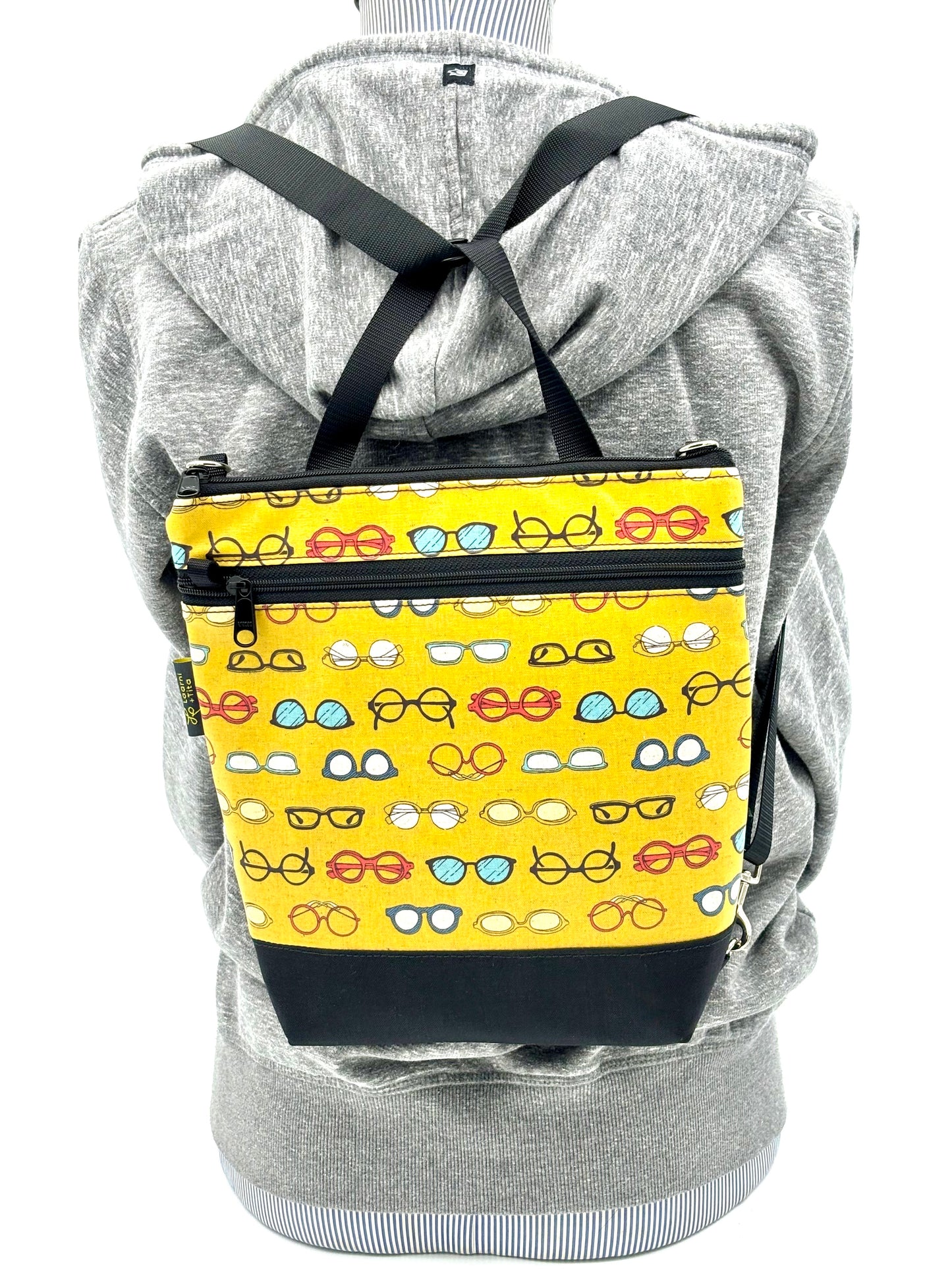 Backpack/Crossbody in Eyewear Yellow