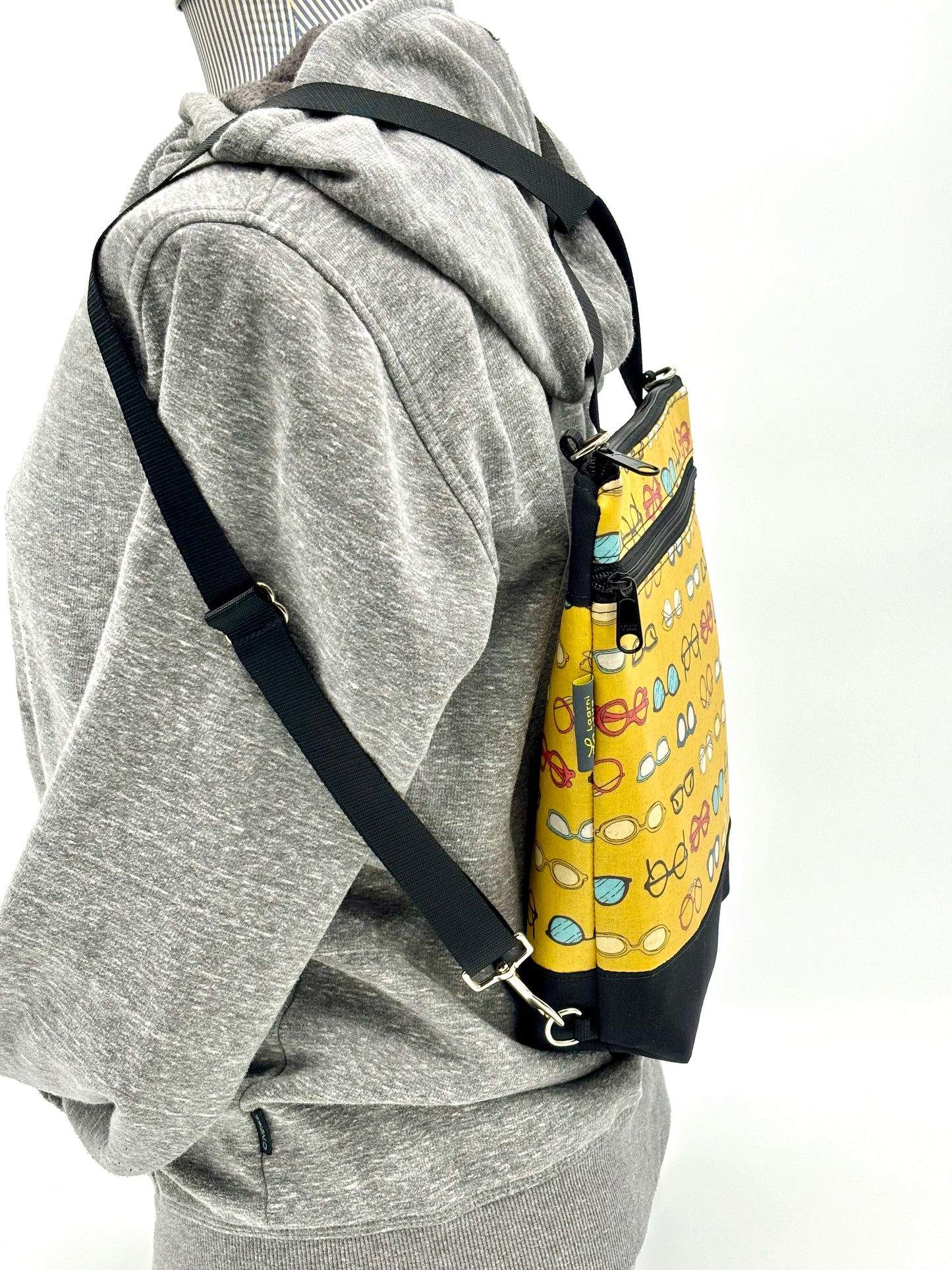 Backpack/Crossbody in Eyewear Yellow