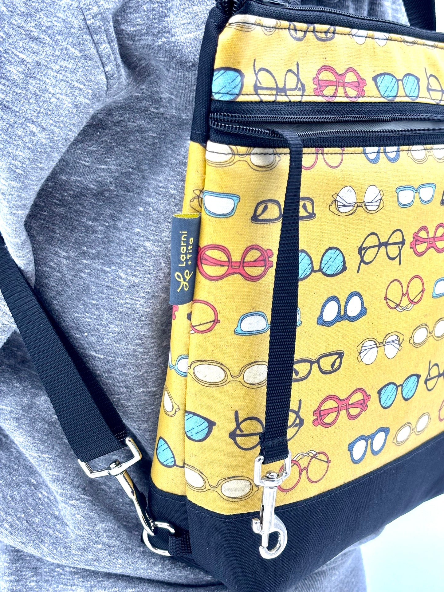 Backpack/Crossbody in Eyewear Yellow