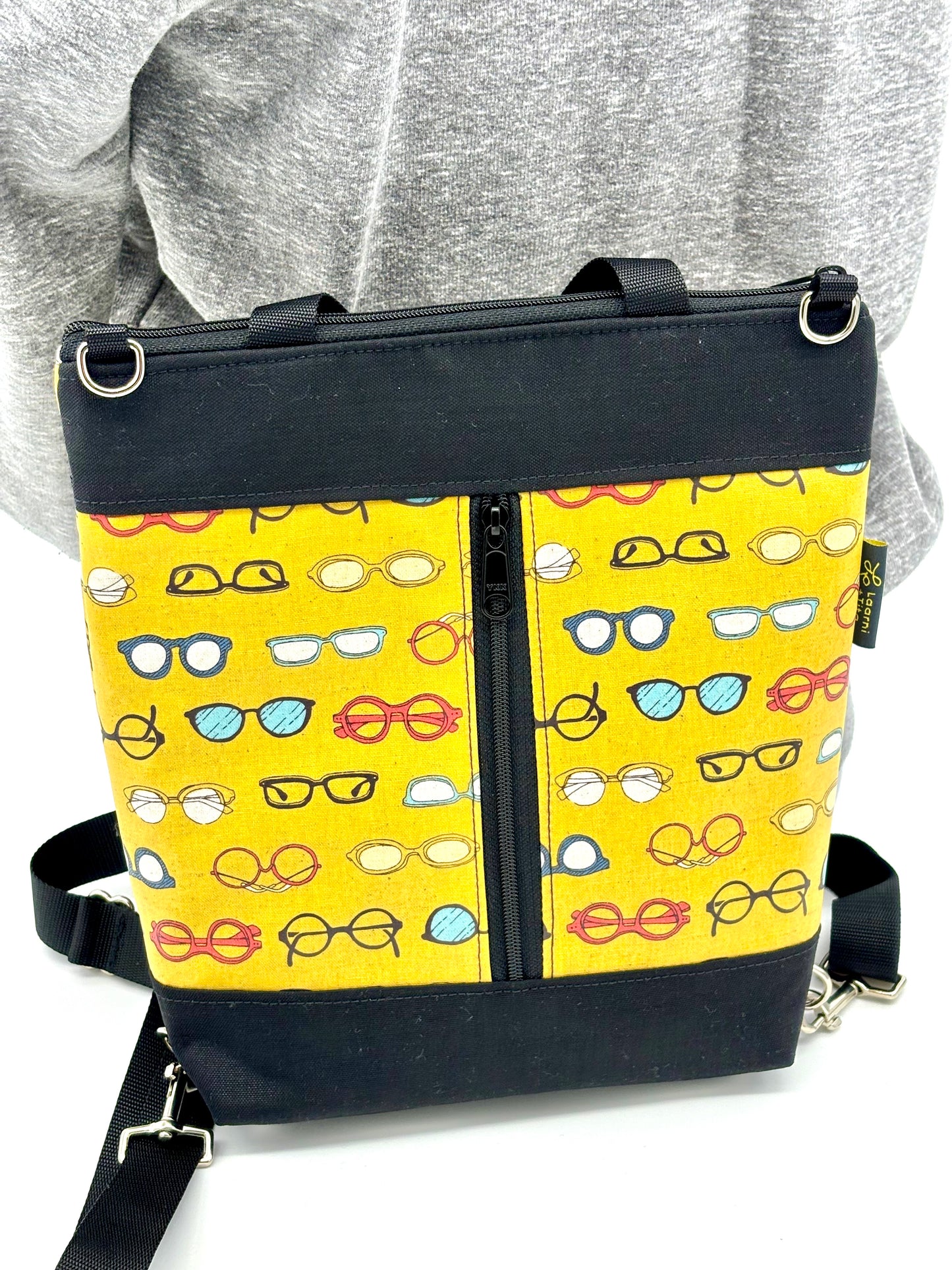 Backpack/Crossbody in Eyewear Yellow