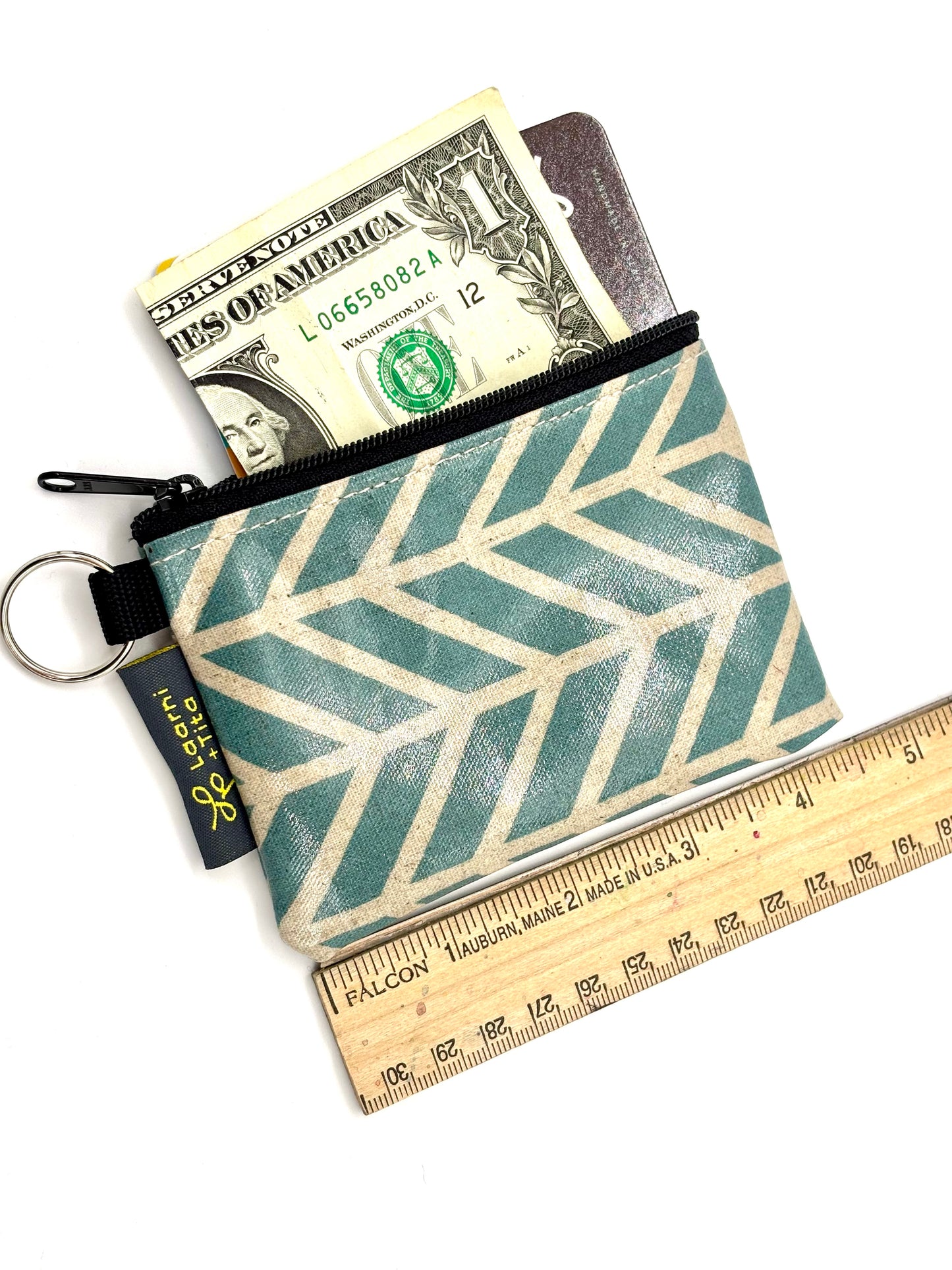 Coin Purse in Green Directional
