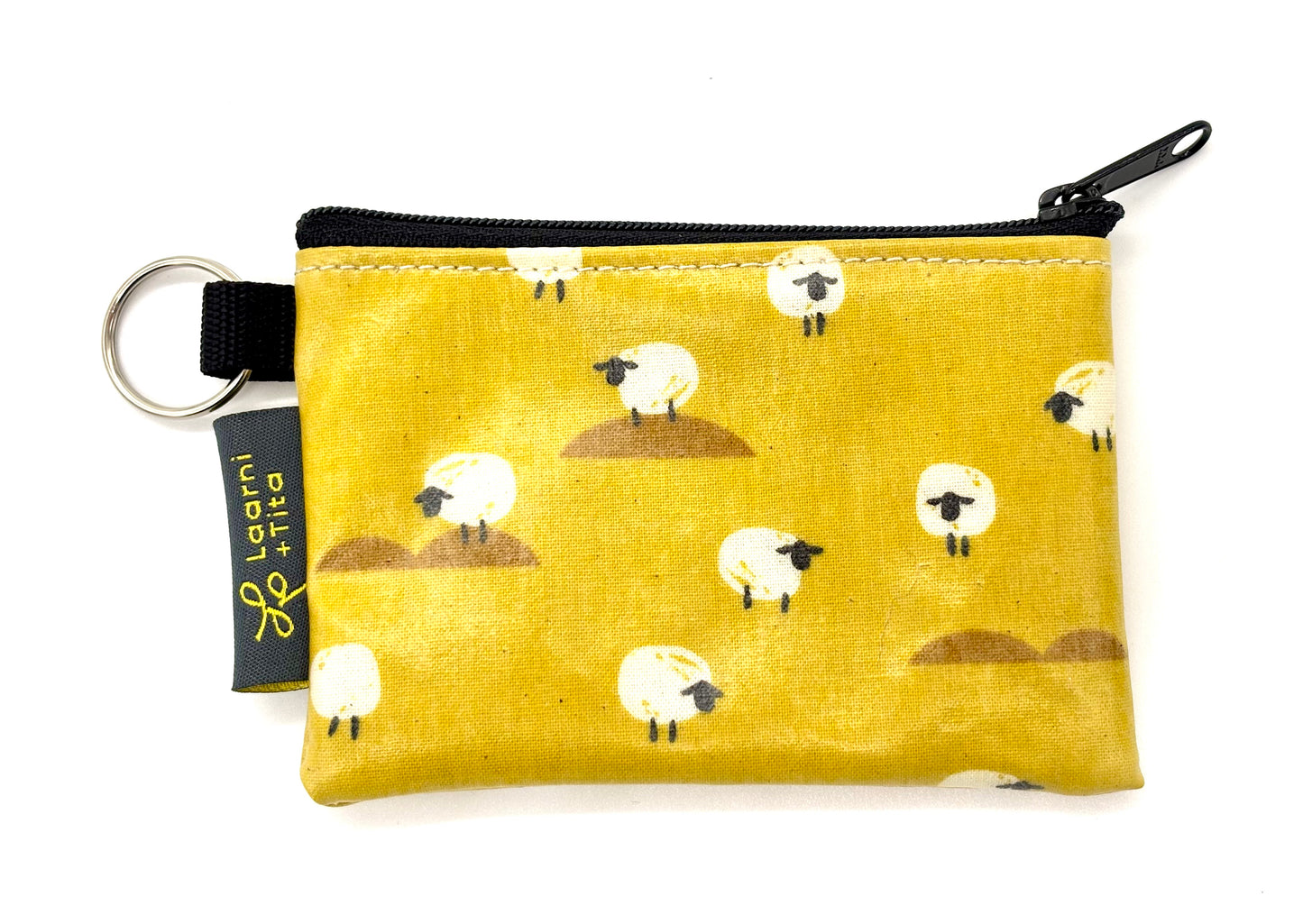Coin Purse in Yellow Sheep