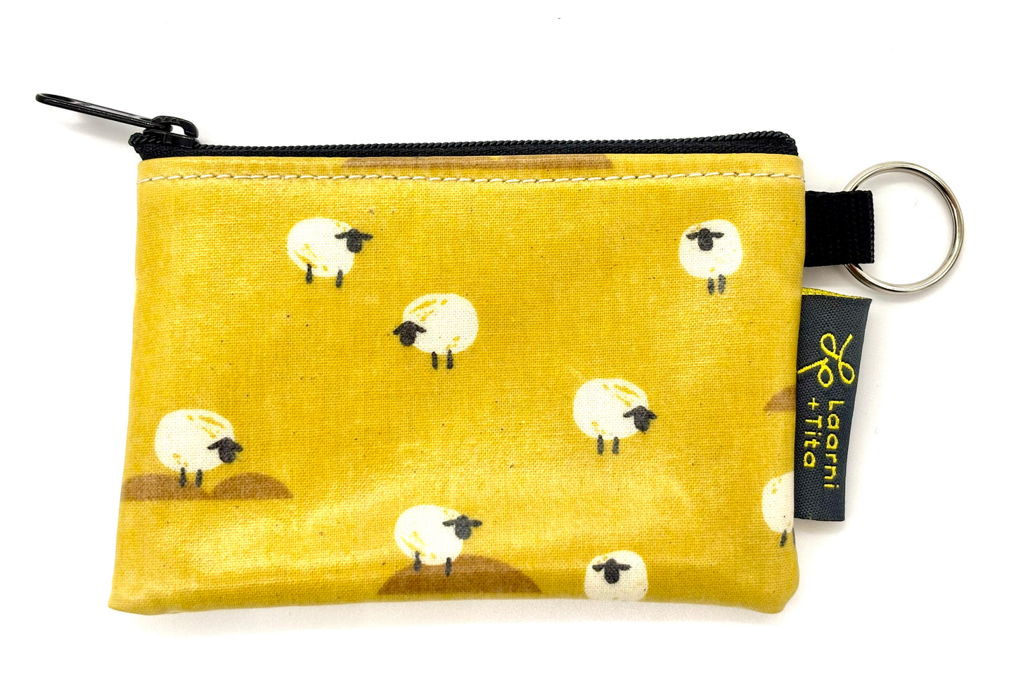 Coin Purse in Yellow Sheep