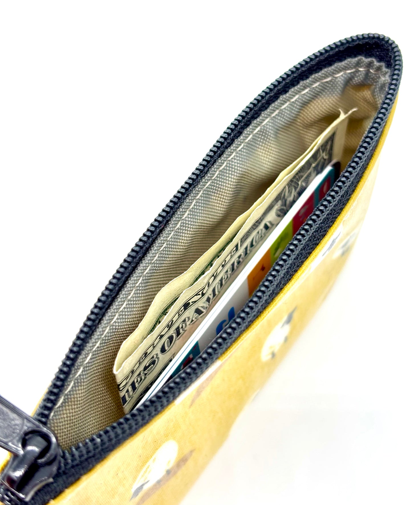 Coin Purse in Yellow Sheep