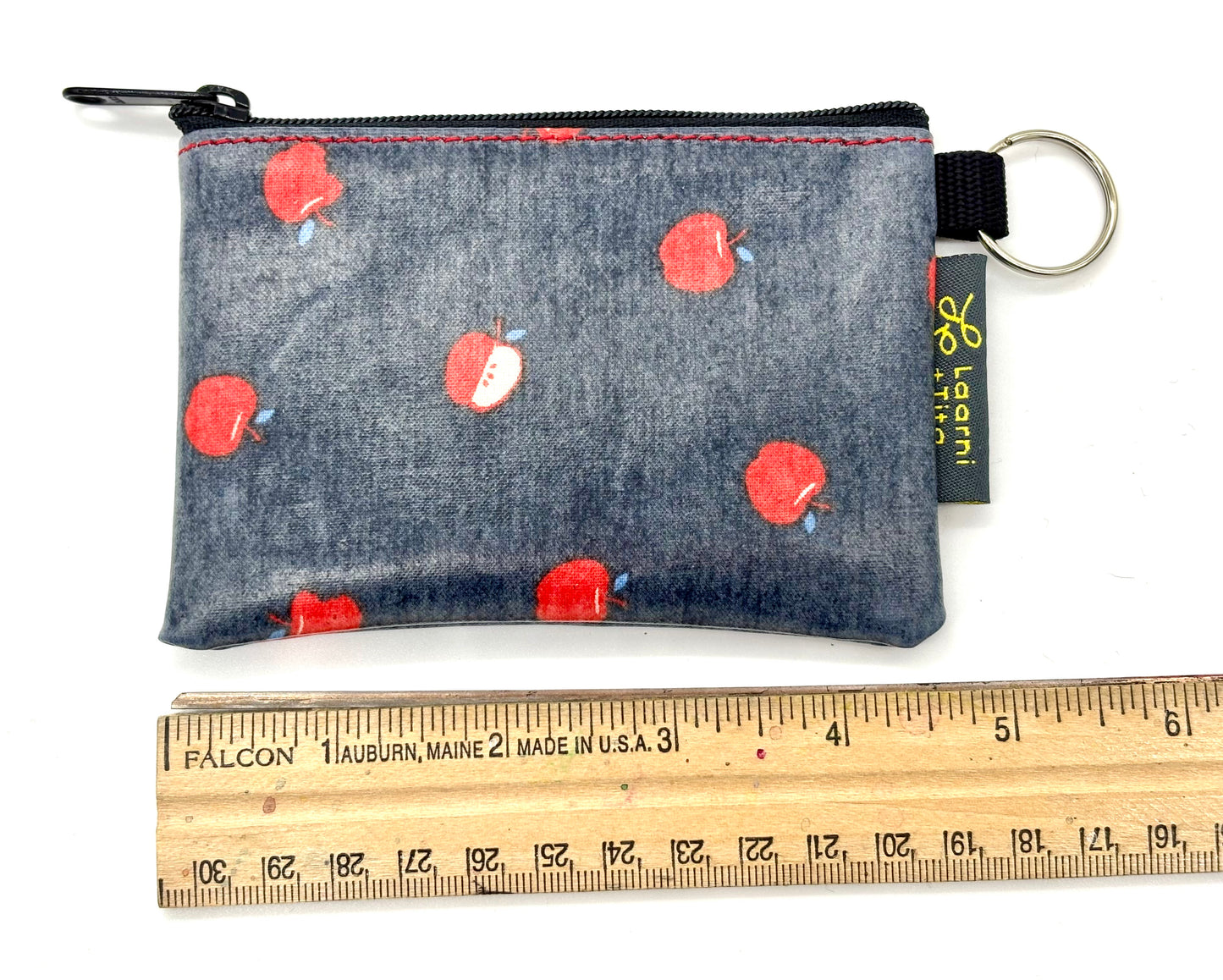 Coin Purse in Red Apples
