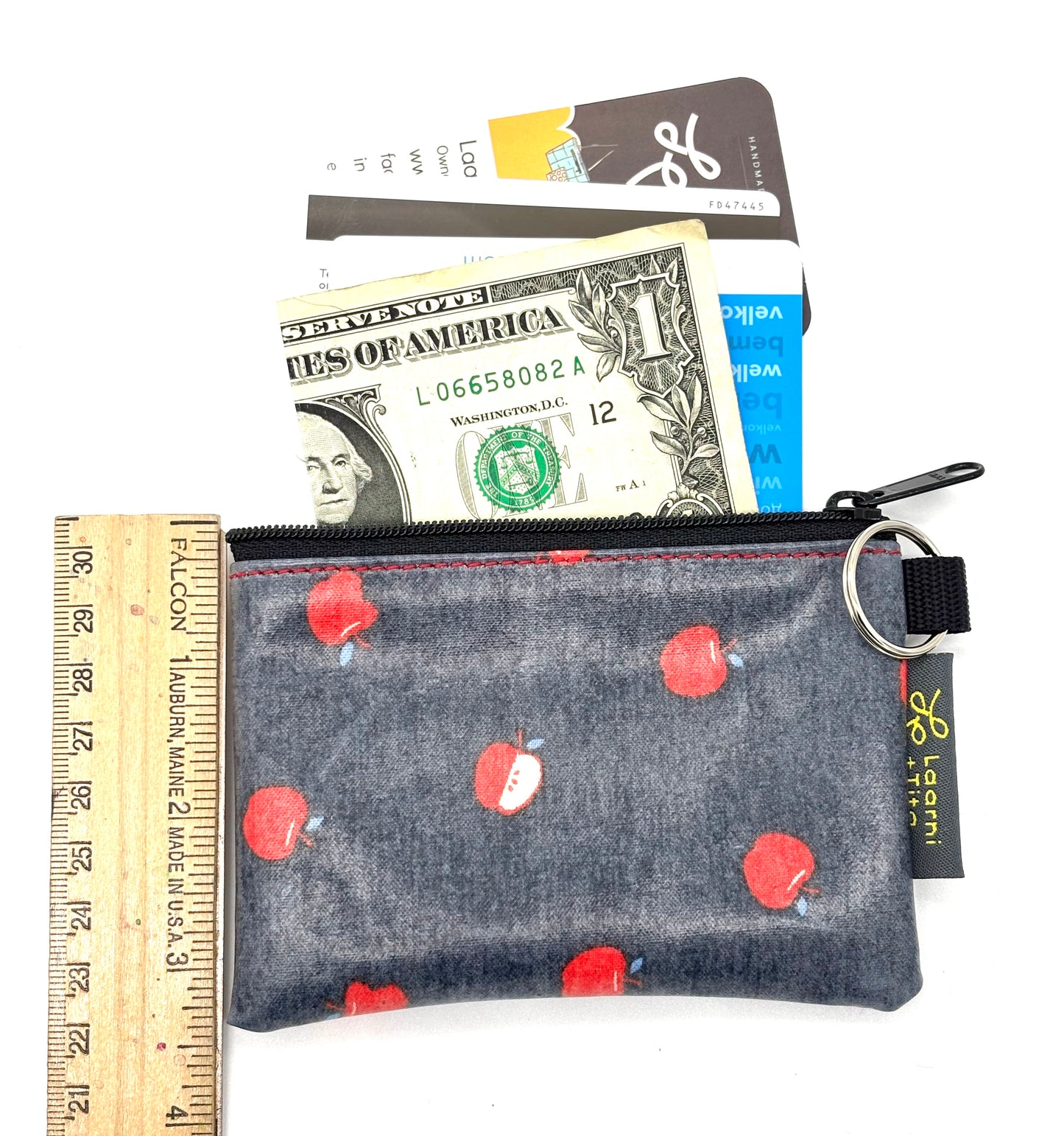 Coin Purse in Red Apples
