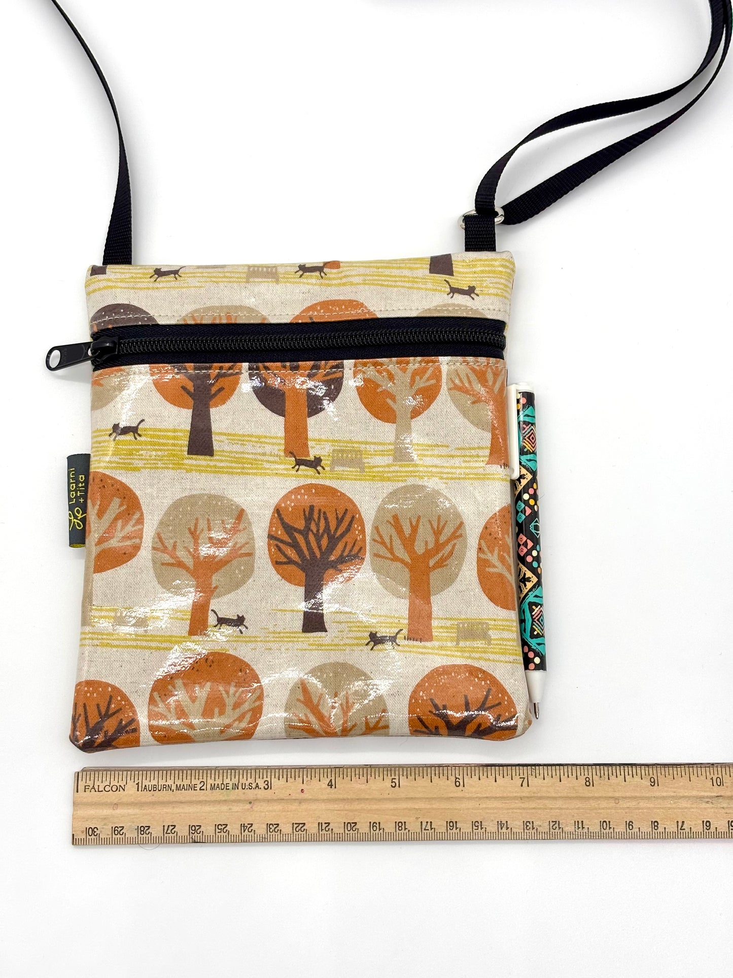 Small Travel Purse in Cats in the Park