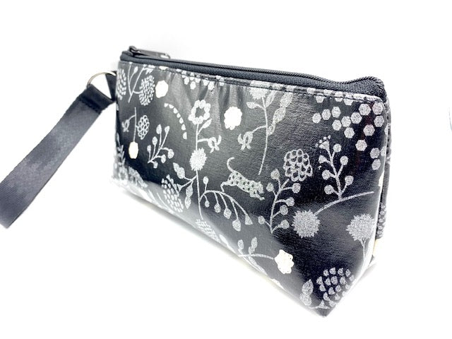 Medium Makeup Bag in Silver Fox