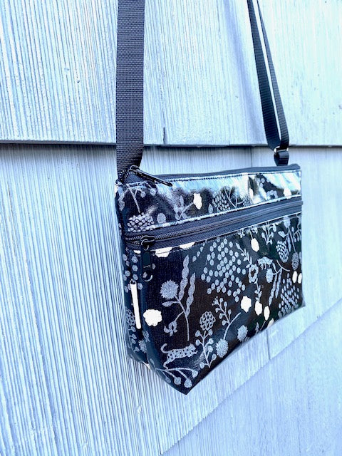 Alyssa Purse in Silver Fox