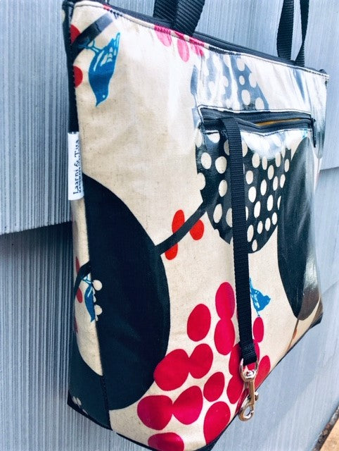 Lydia Tote in Pink Berries