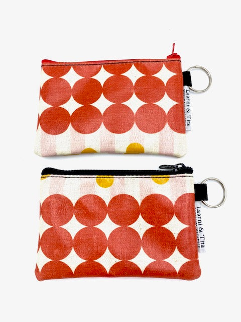 Coin Purse in Red Circles