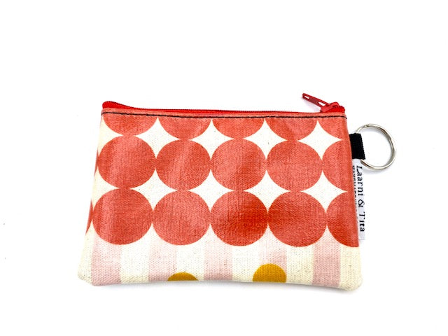 Coin Purse in Red Circles