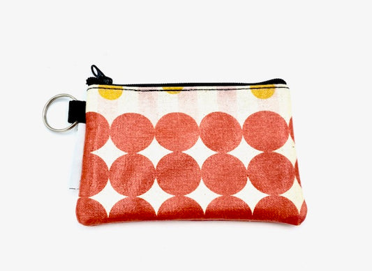 Coin Purse in Red Circles