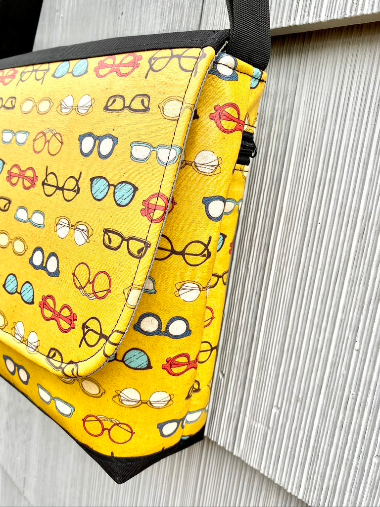 Tall Messenger Bag in Eyewear Yellow