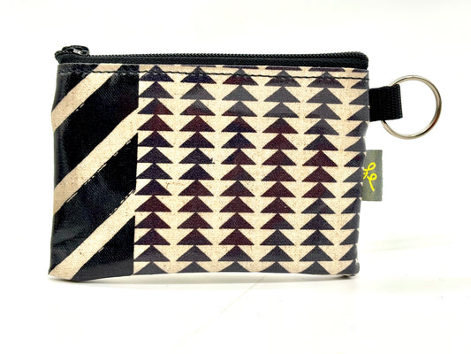 Coin Purse in Black & White Print 2