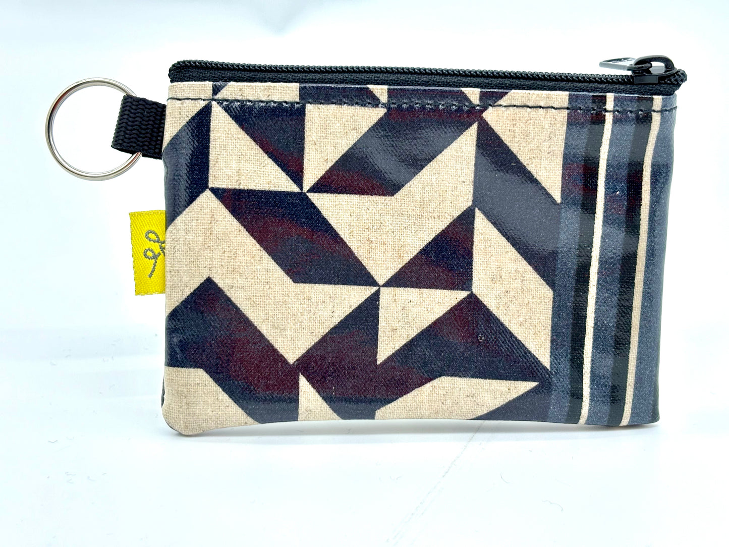 Coin Purse in Black & White Print 1
