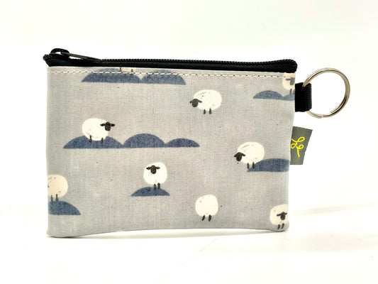 Coin Purse in Gray Sheep