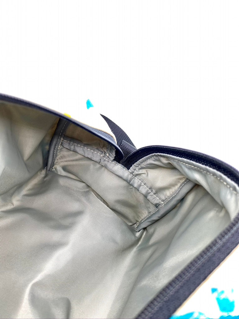 Box Pouch in School of Blue Birds