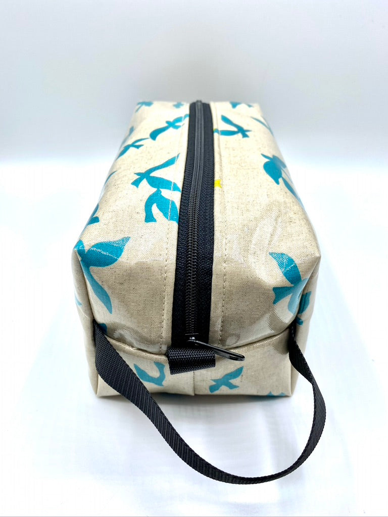 Box Pouch in School of Blue Birds