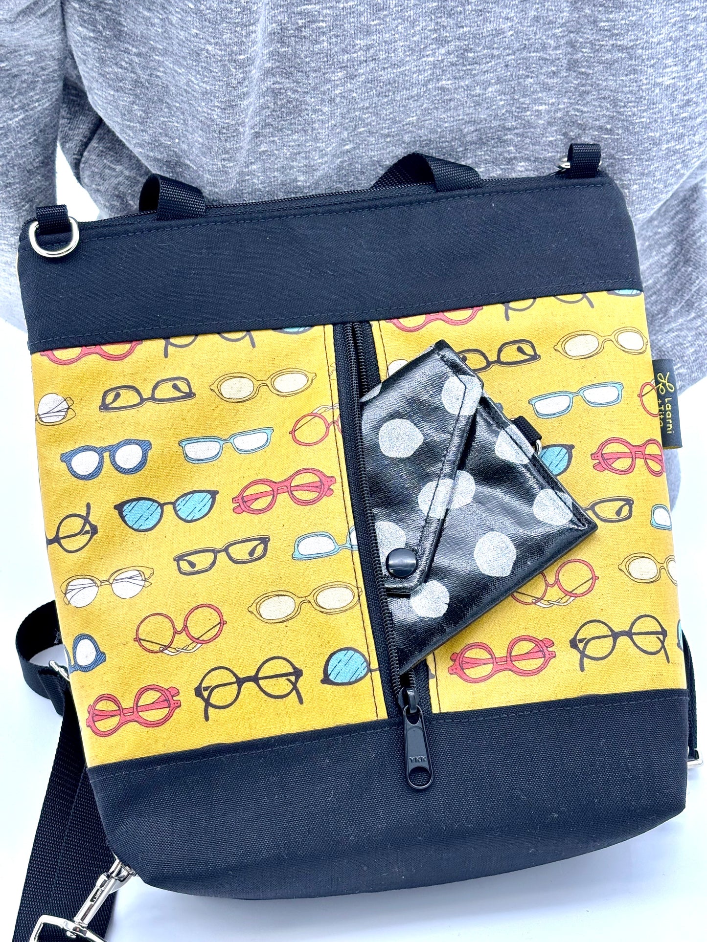 Backpack/Crossbody in Eyewear Yellow