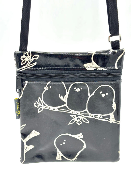 Small Travel Purse in Birds Print