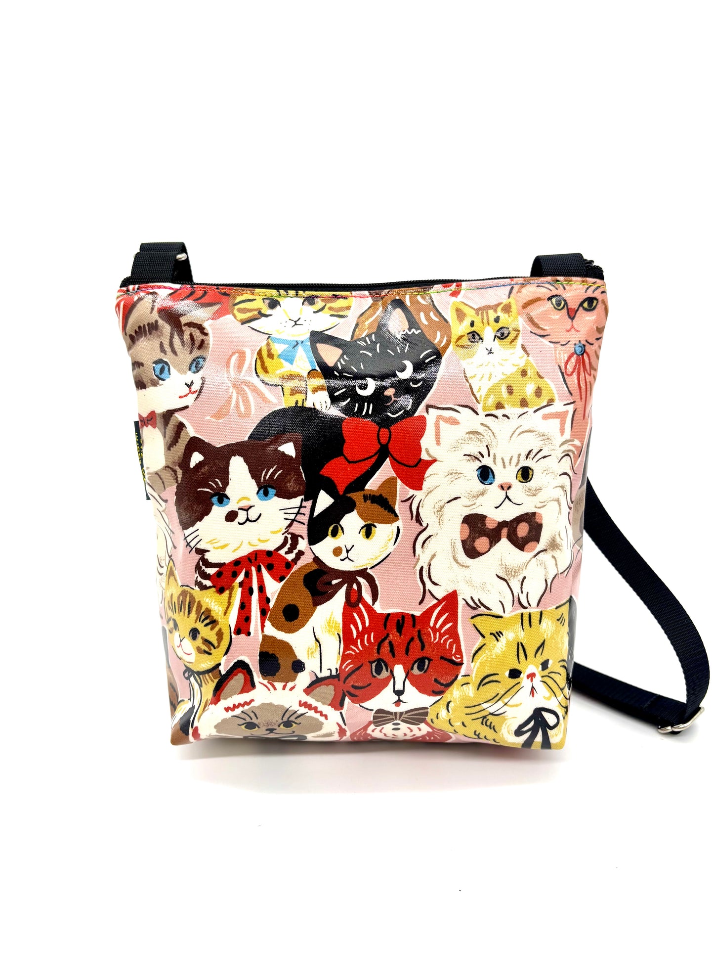 Medium Travel Purse in Multi Cats
