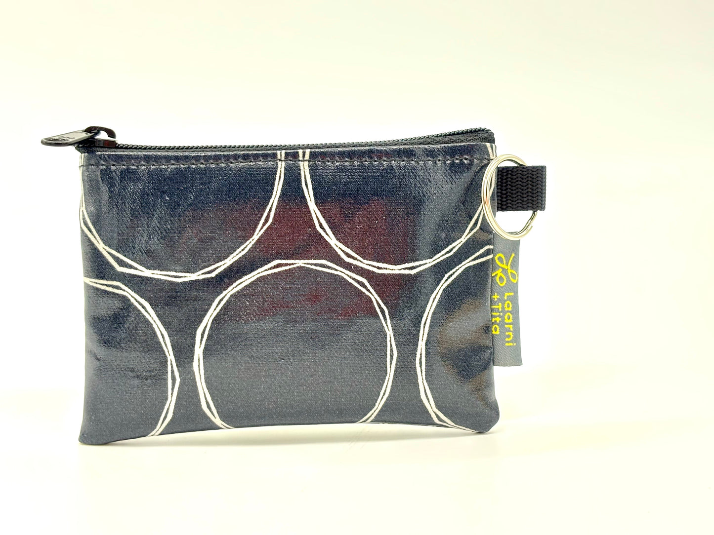 Coin Purse in Rounds Scribbled