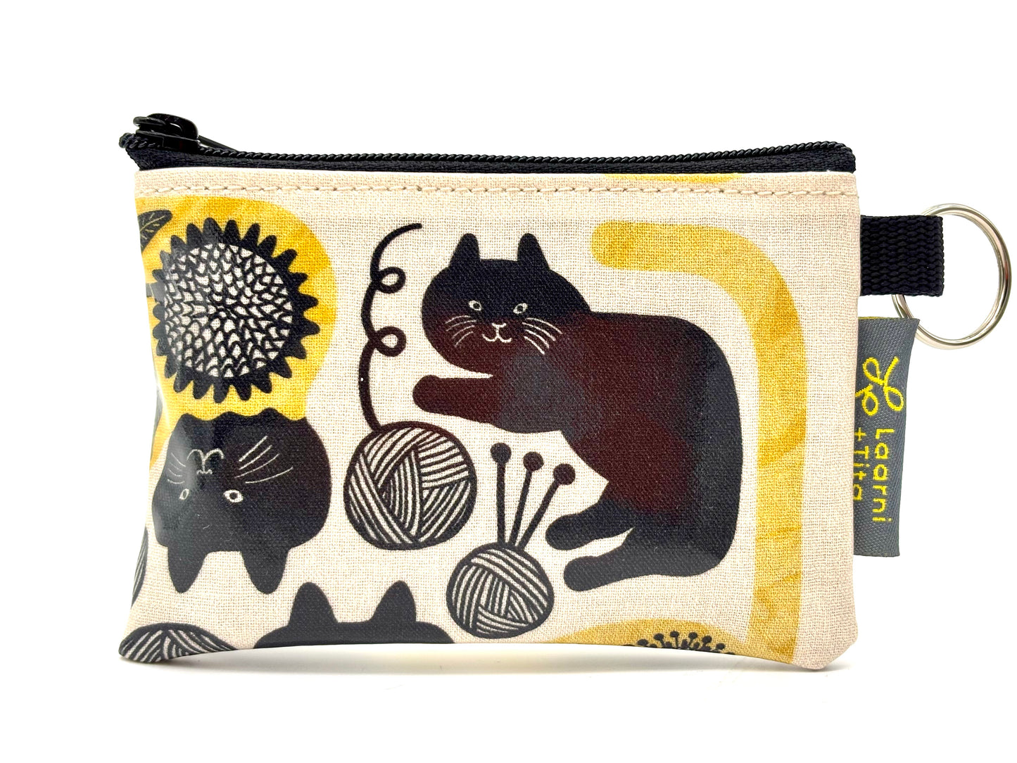Coin Purse in Yarn Cat