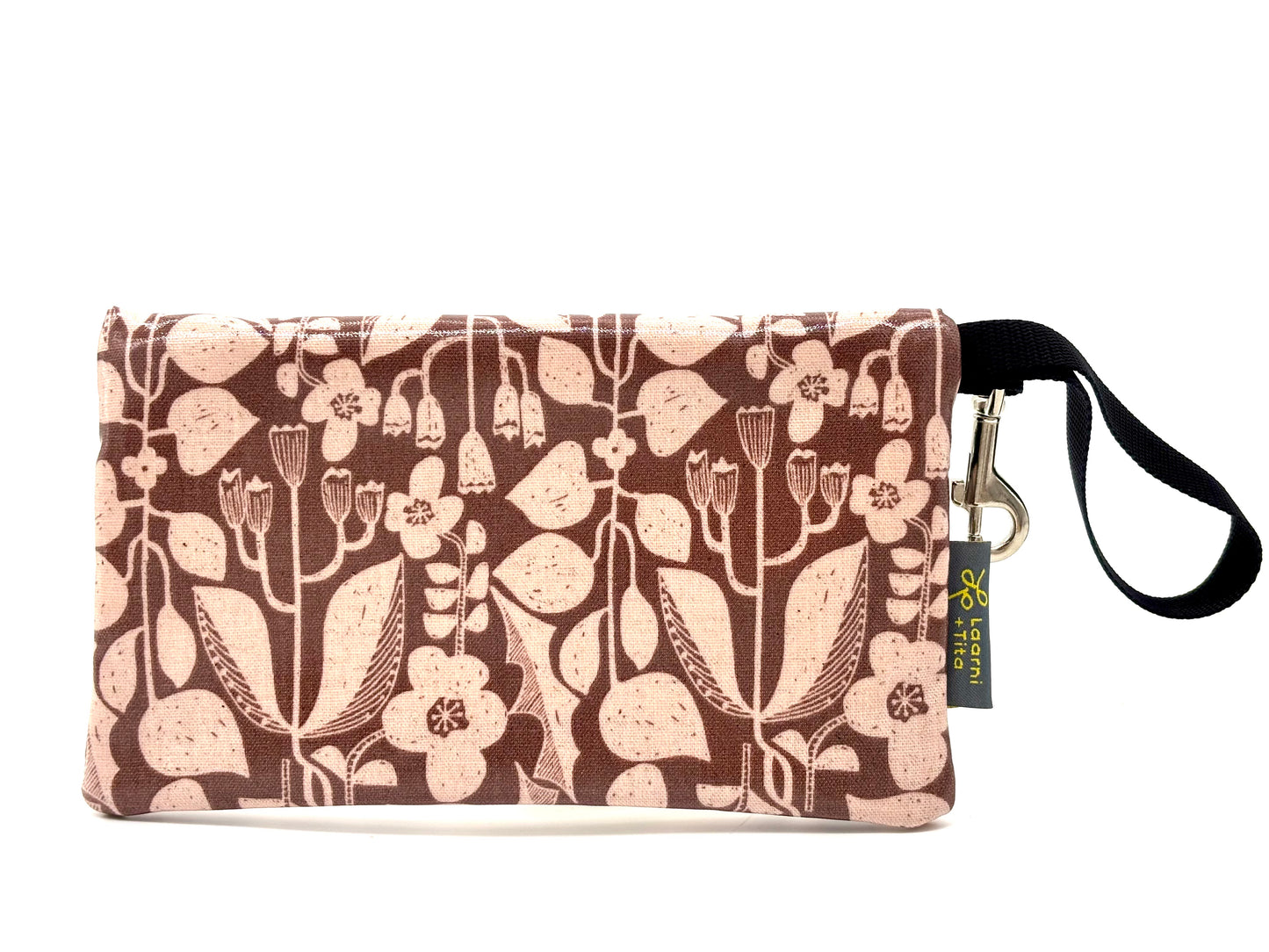 Medium Wristlet in Botanical Mauve