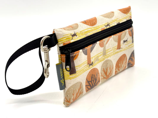 Medium Wristlet in Cats in the Park
