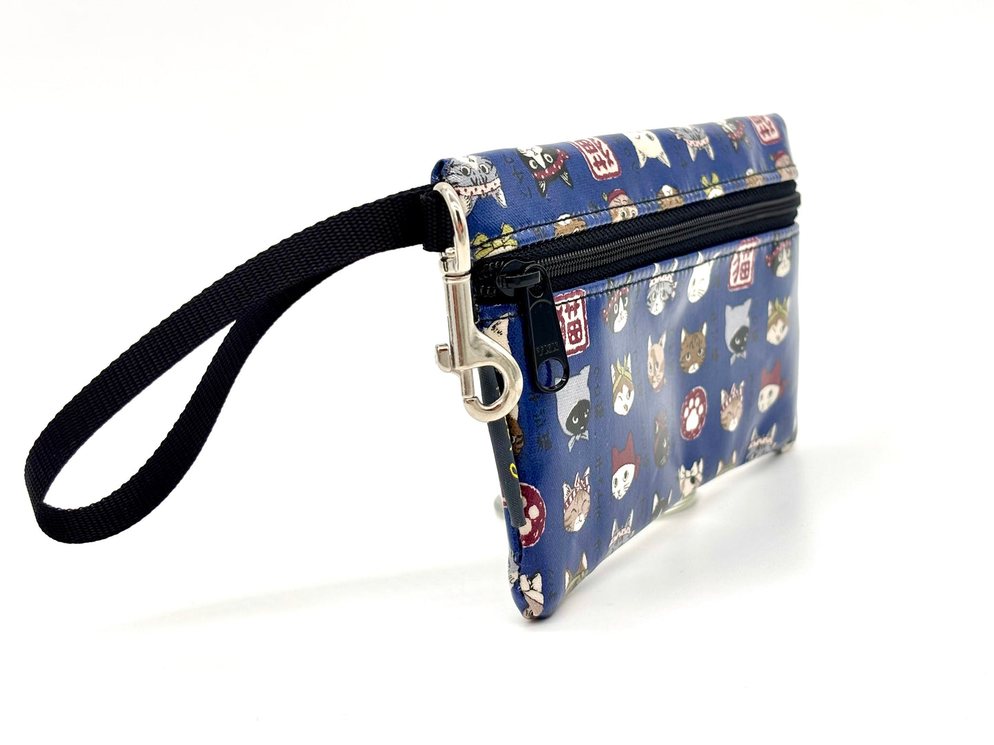 Medium Wristlet in Japanese Cats
