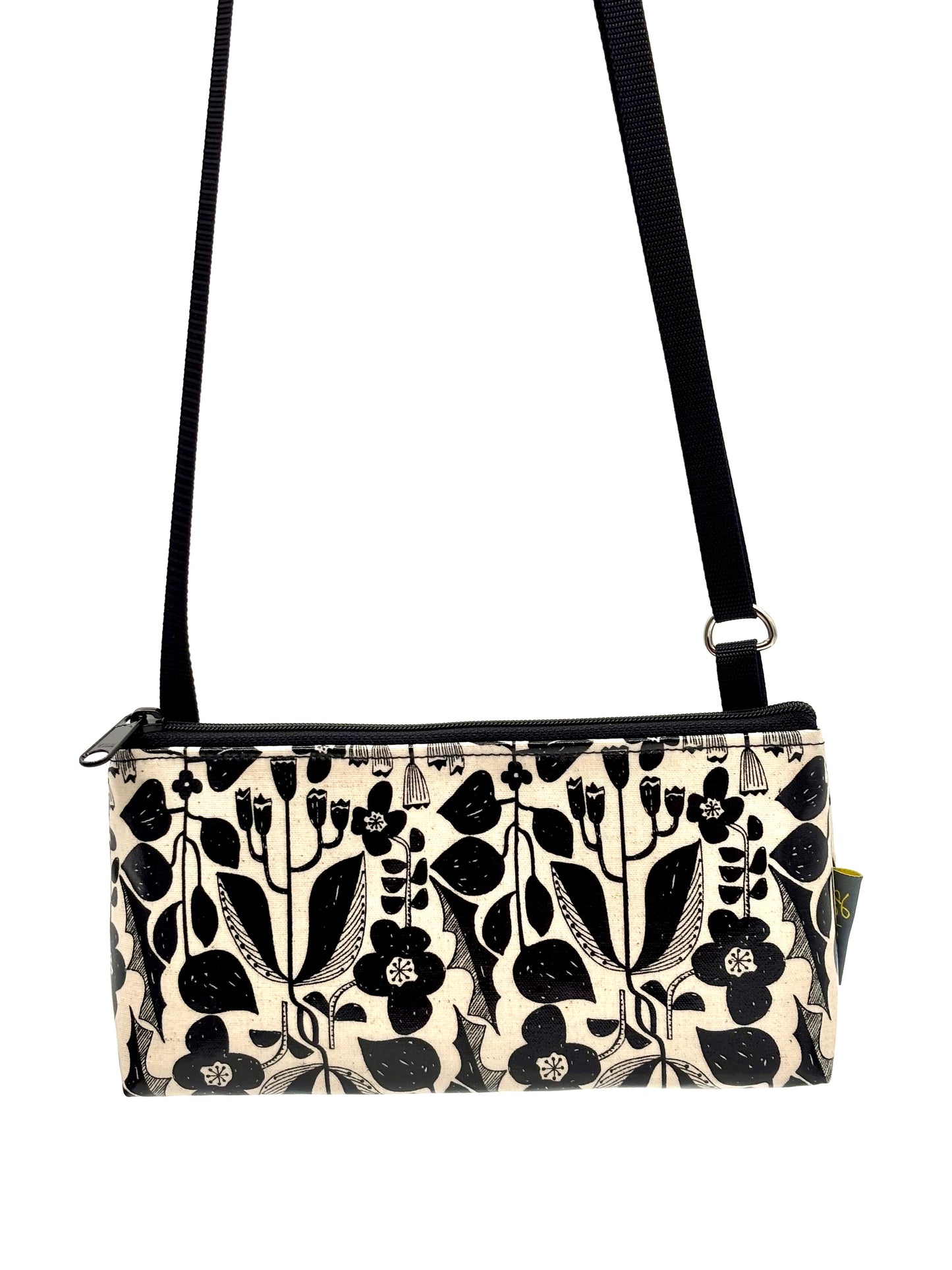 Mini Purse in Botanical Black & White