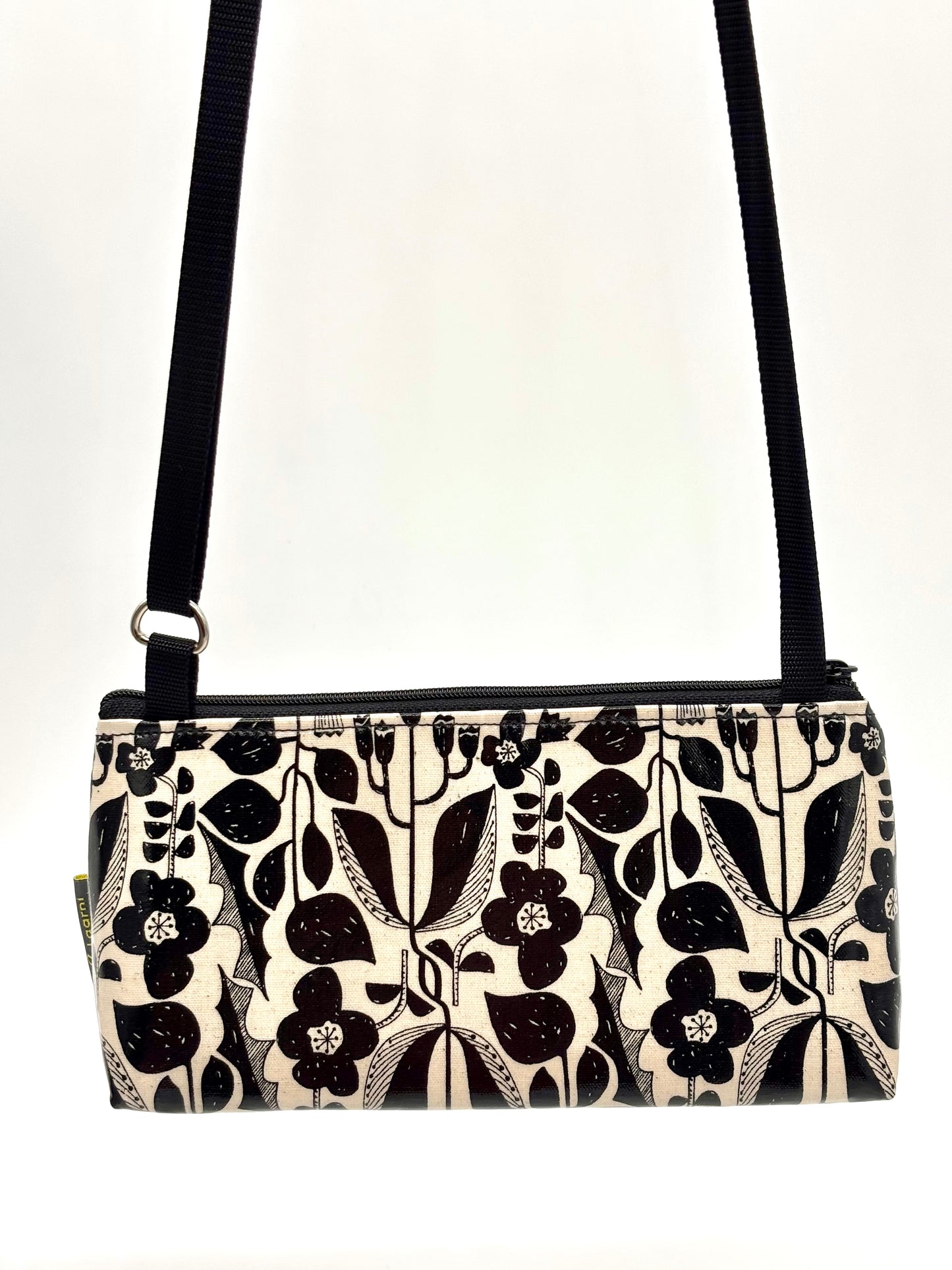 Mini Purse in Botanical Black & White