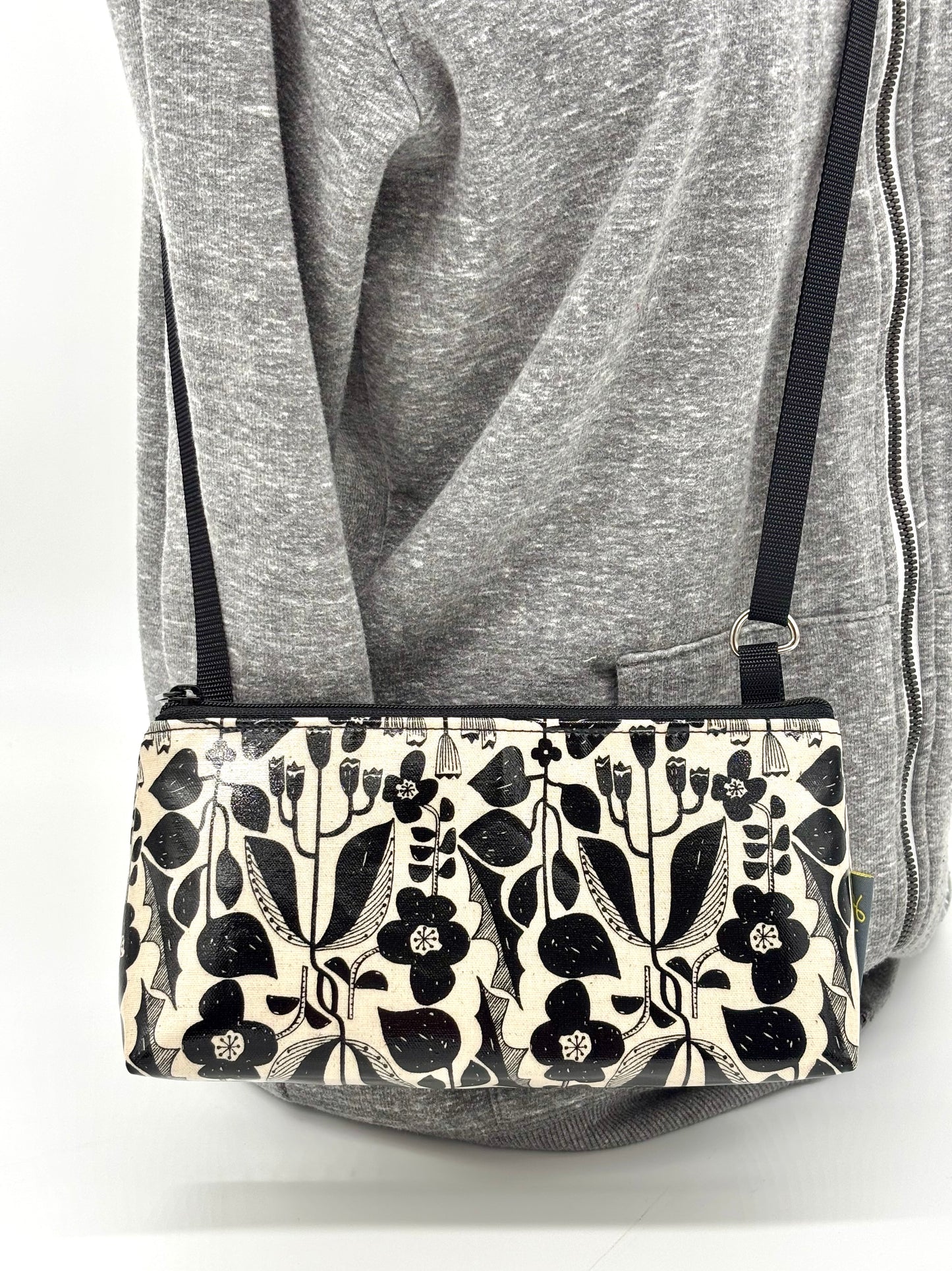 Mini Purse in Botanical Black & White