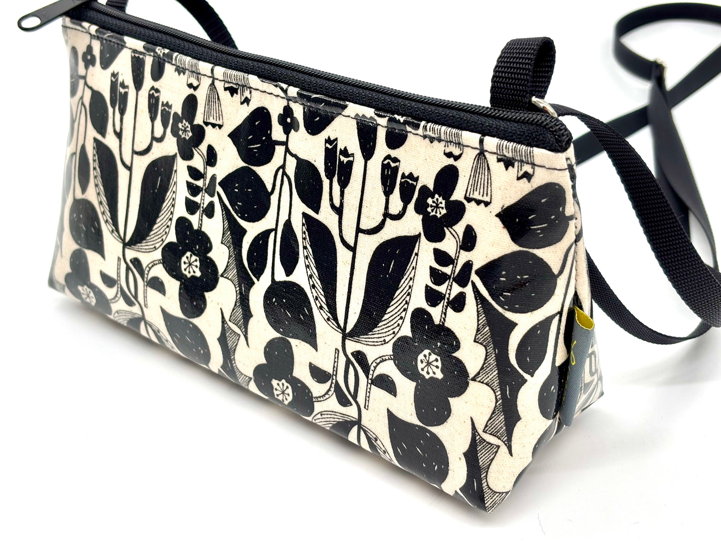 Mini Purse in Botanical Black & White