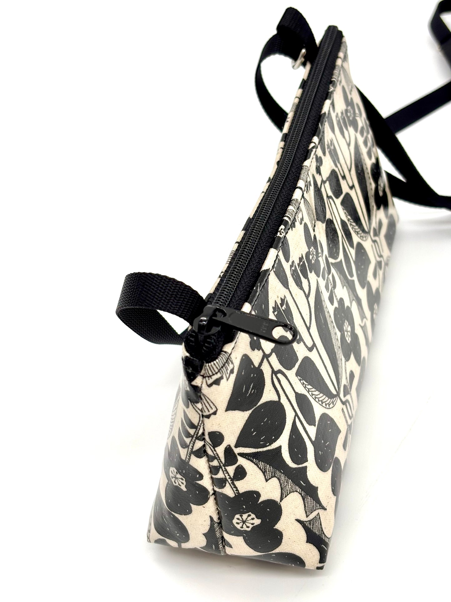 Mini Purse in Botanical Black & White