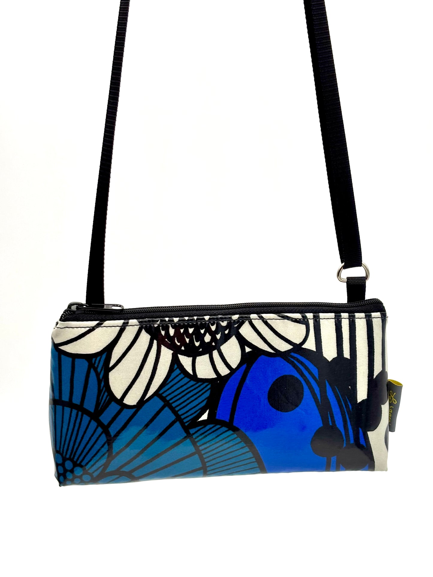 Mini Purse in Big Blue Flowers