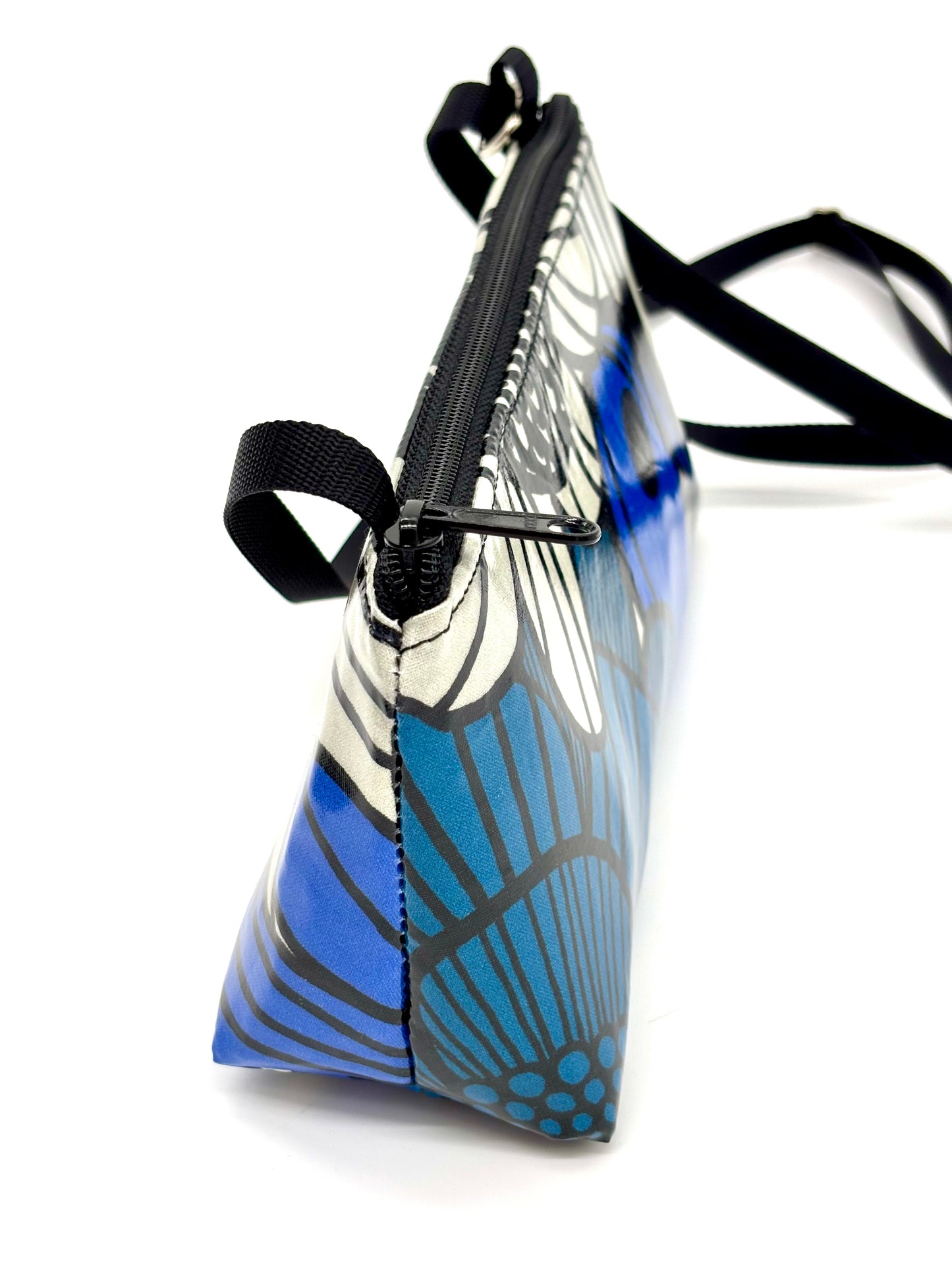 Mini Purse in Big Blue Flowers