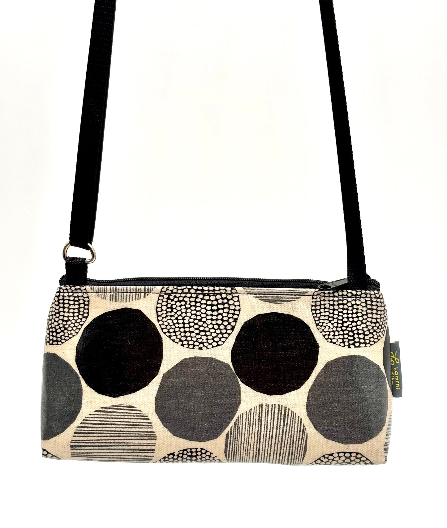 Mini Purse in Rounds Black & White