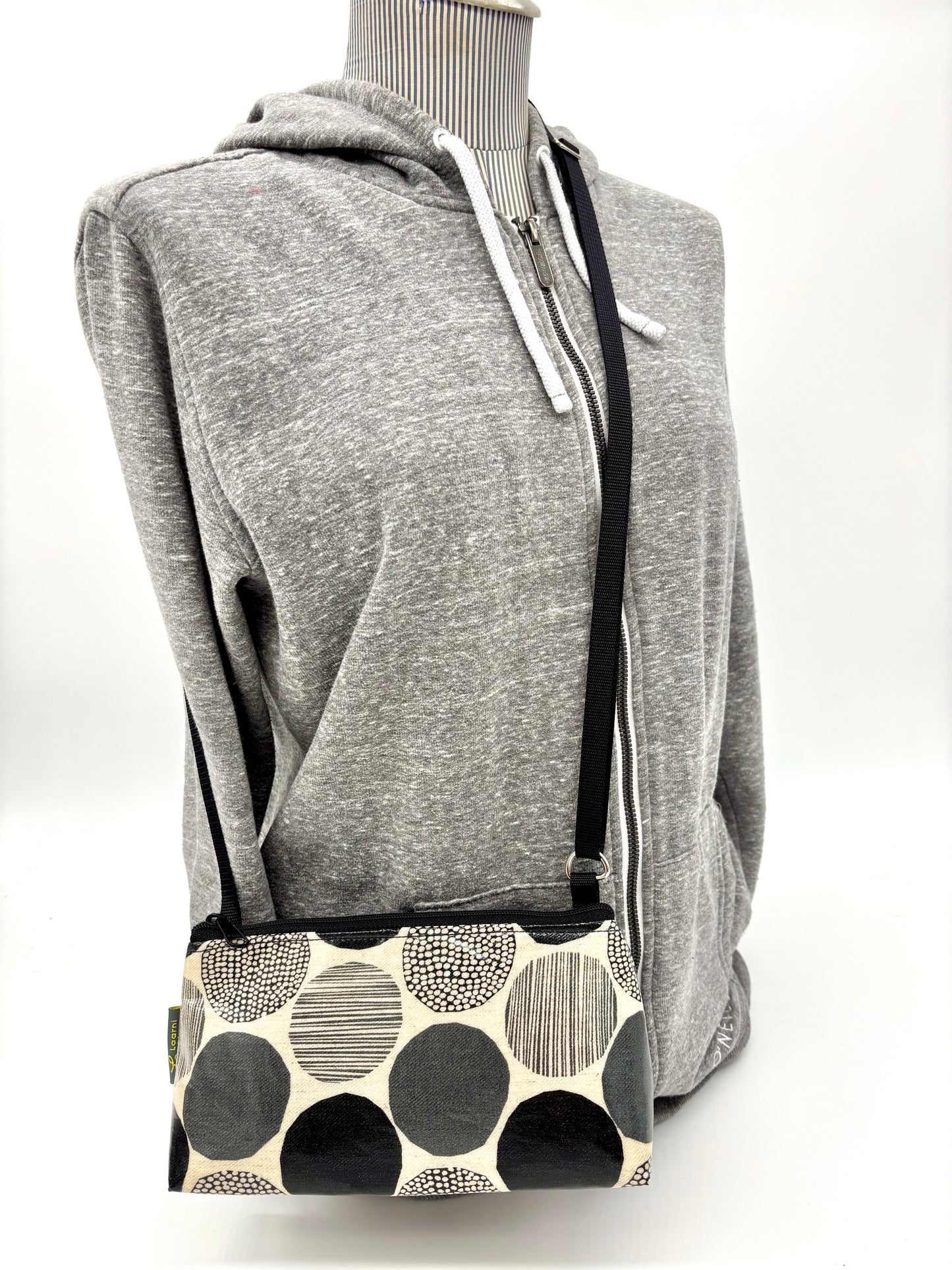 Mini Purse in Rounds Black & White