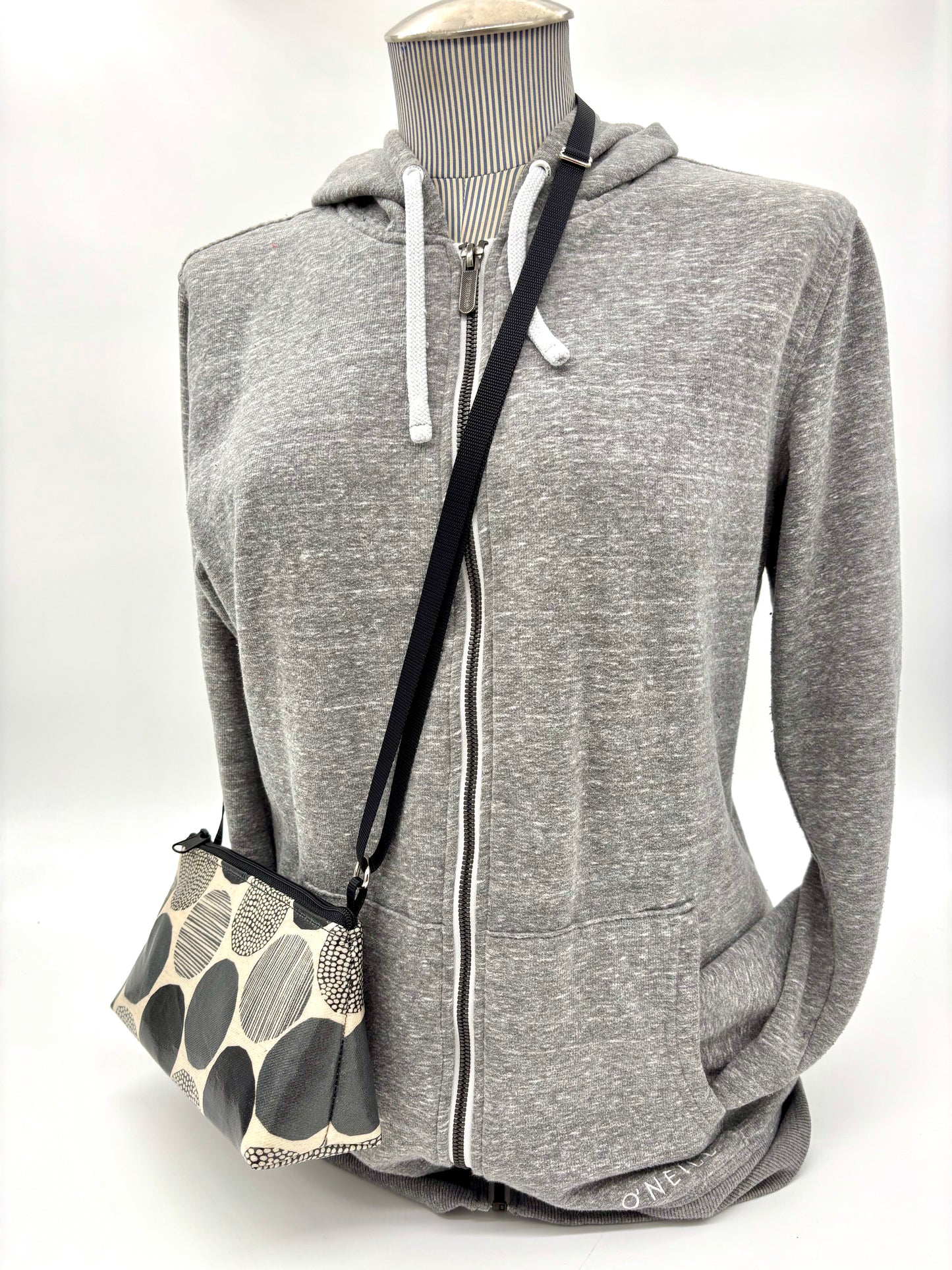 Mini Purse in Rounds Black & White